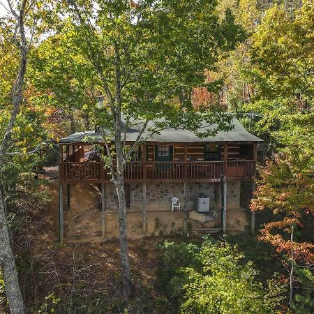 View! Cozy, Private, Fireplace, Hot Tub Log Cabin, Honeymoon! Sevierville Zewnętrze zdjęcie